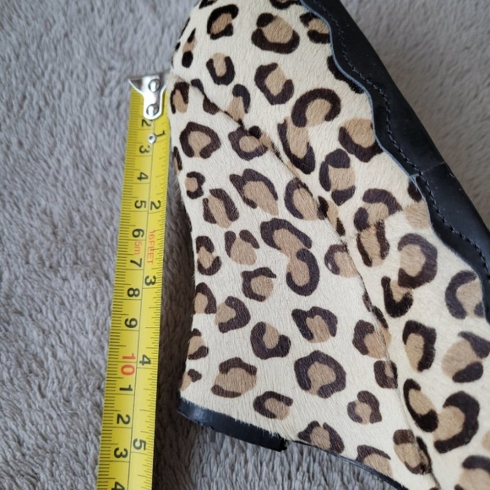 Betsey Johnson Lien leopard print wedges size 8 - Picture 8 of 10